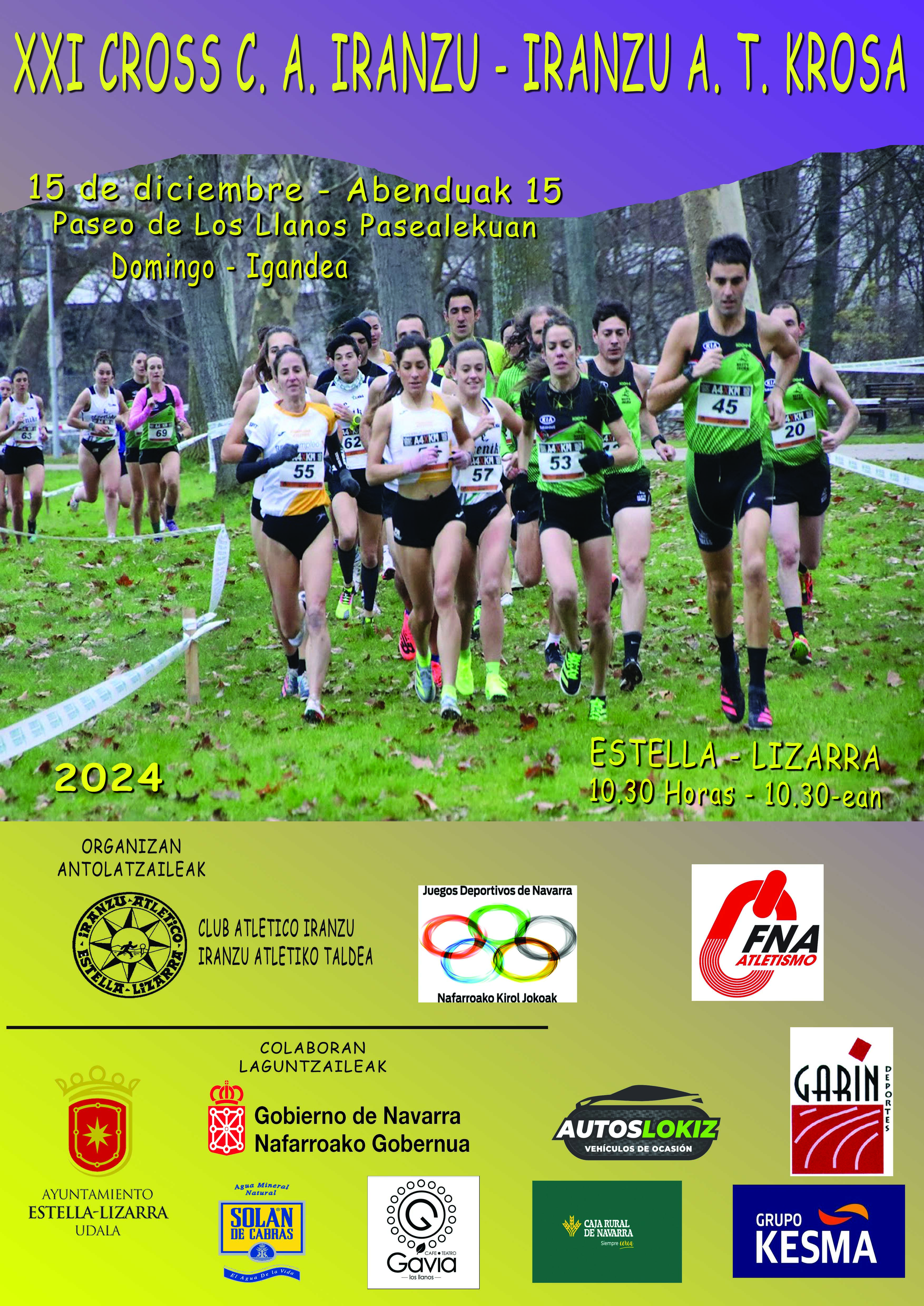 Listas definitivas de salida NavarCross Estella